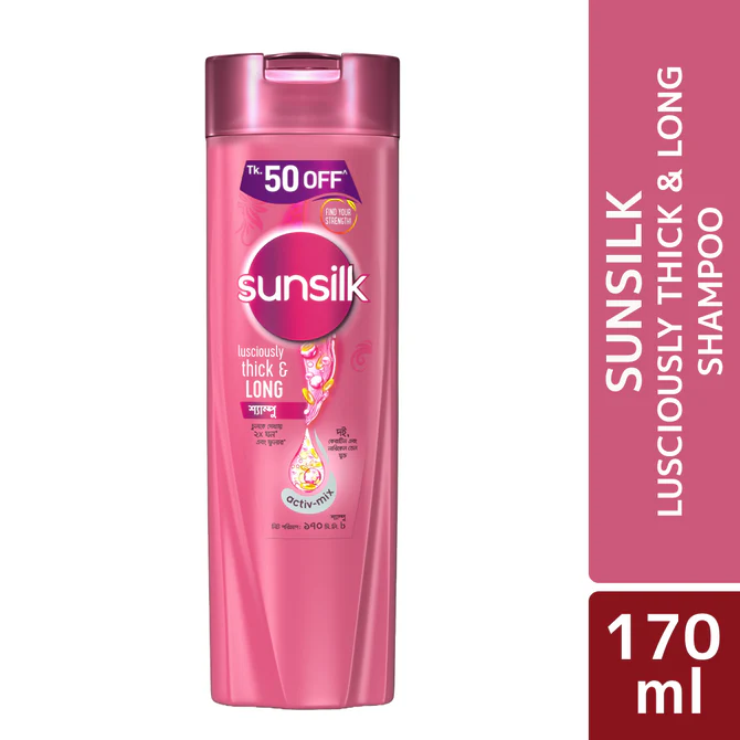 ​Sunsilk Lusciously Thick & Long Shampoo (170ml)​